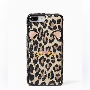 Kate Spade Feline Design iPhone Plus Case